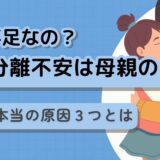 分離不安は母親のせいなのか記事のタイトル画像